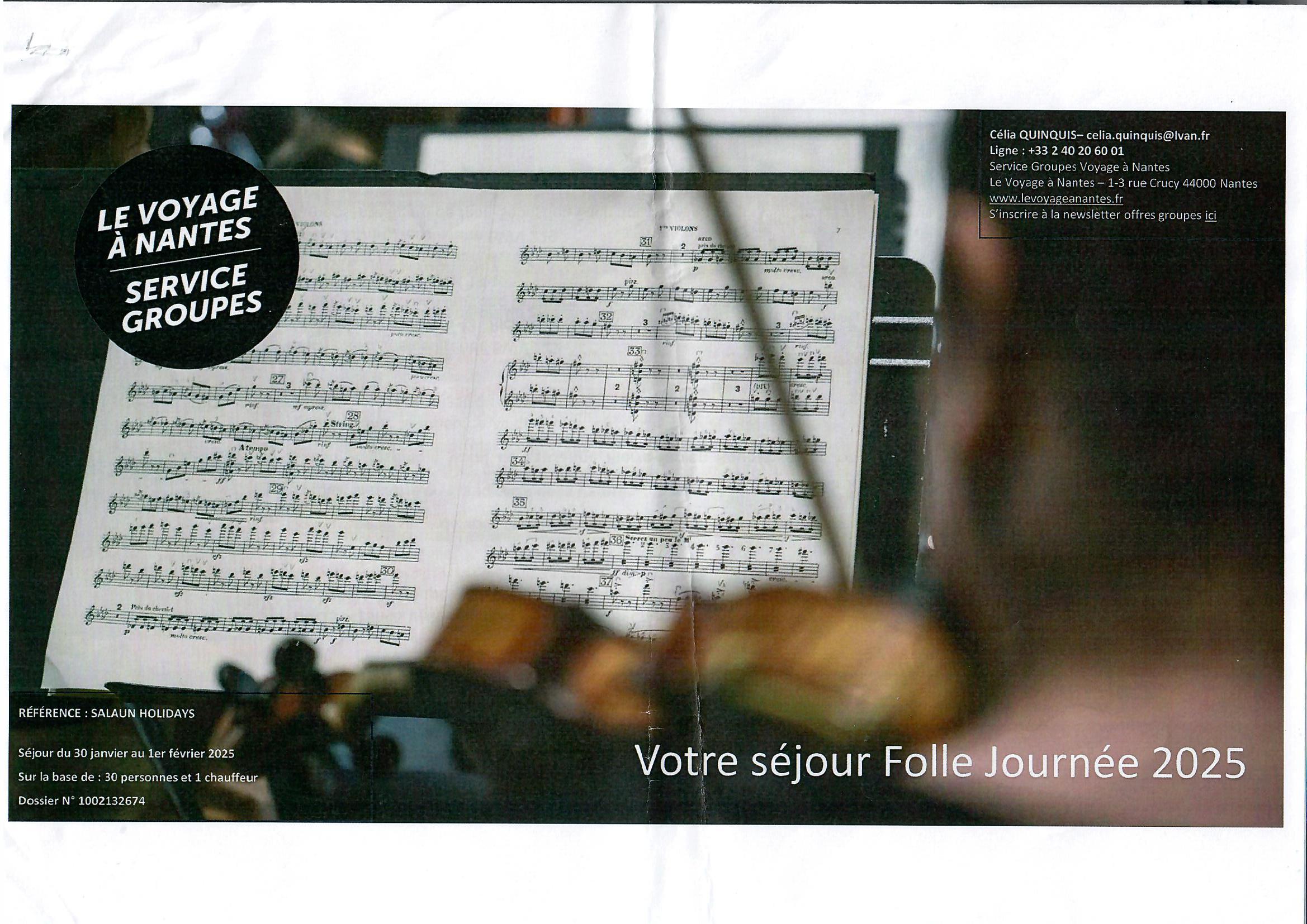 Folles journées Nantes